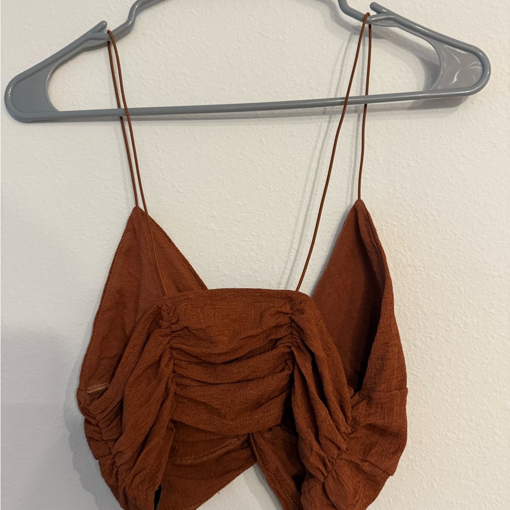 Urban Outfitters Brown crop Top - Picture 4 of 4